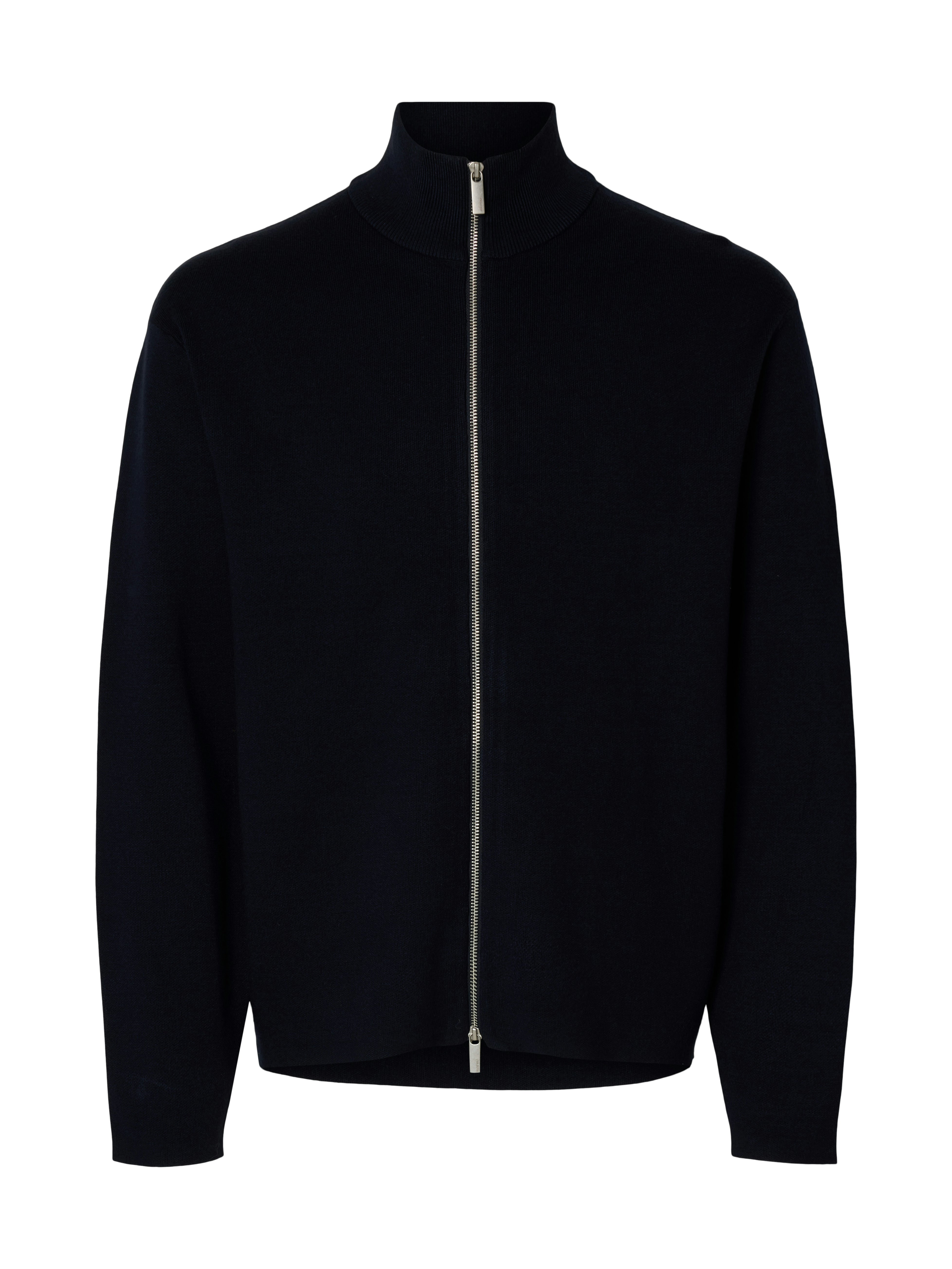Selected Zip Cardigan